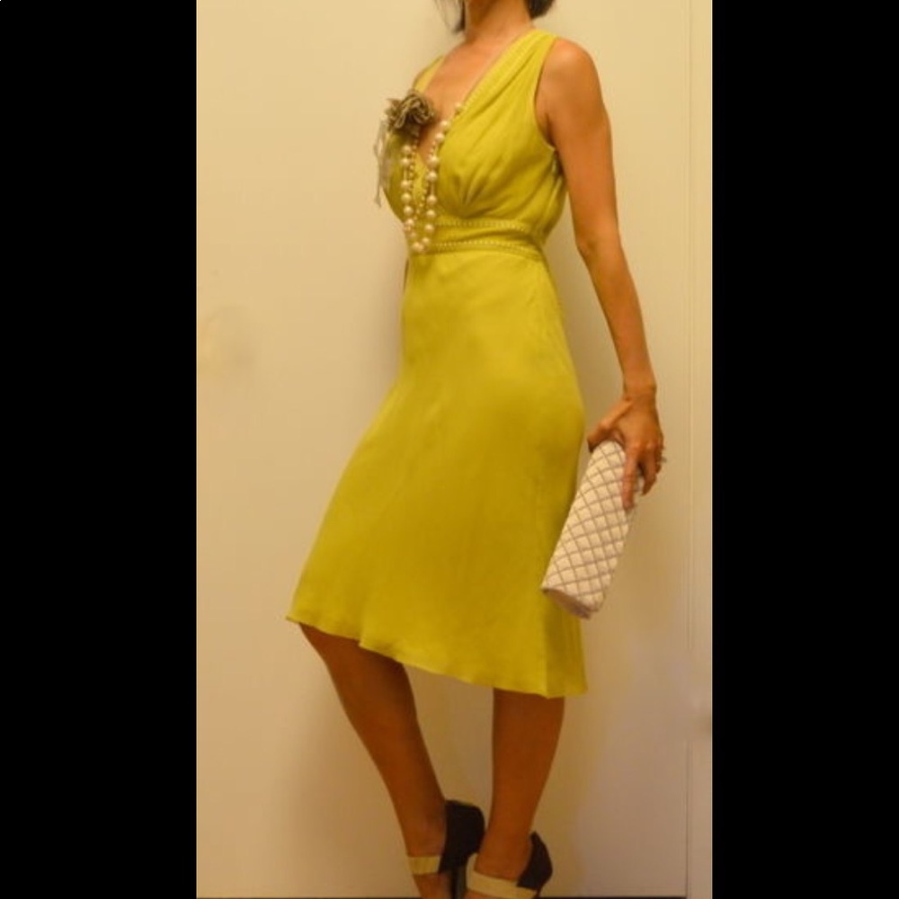 Sold Catherine Malandrino Silk Chiffon Dress 4